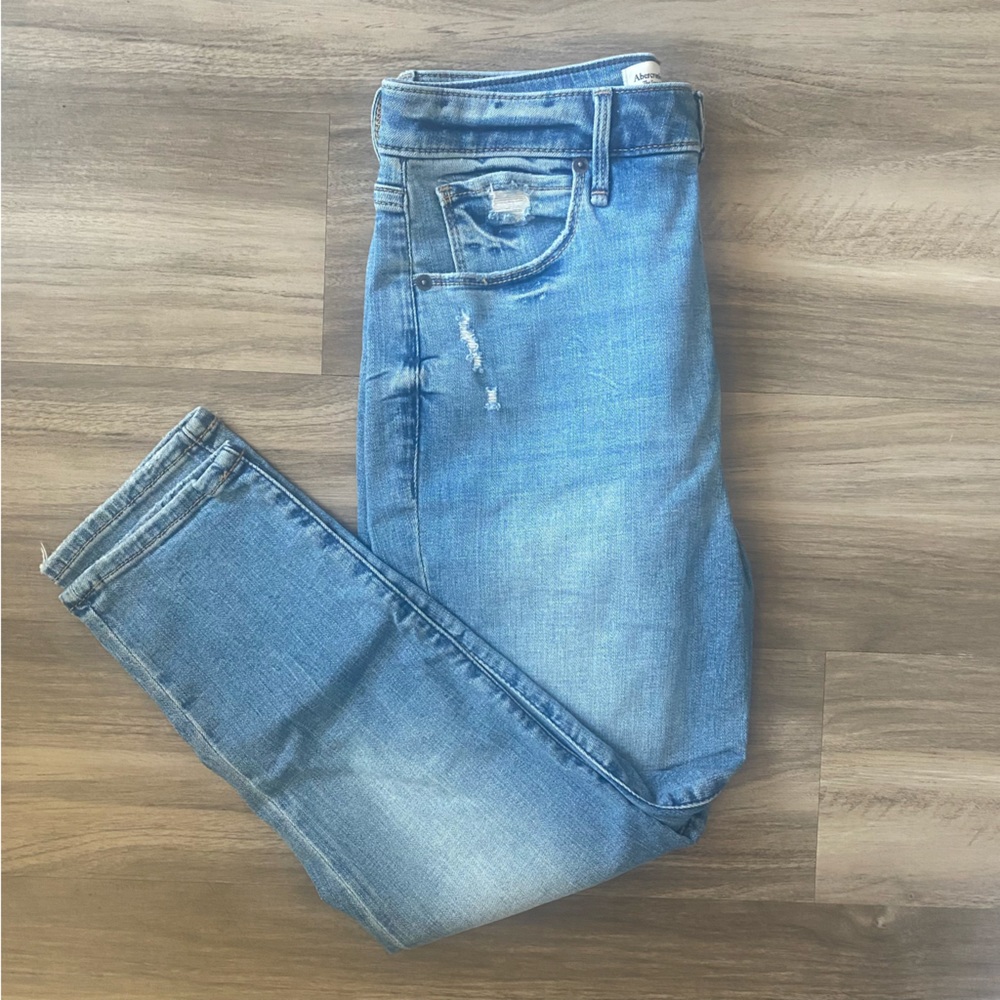 Abercrombie & Fitch Super Skinny Ankle Hi Rise Jeans - 28/6 Extra Short